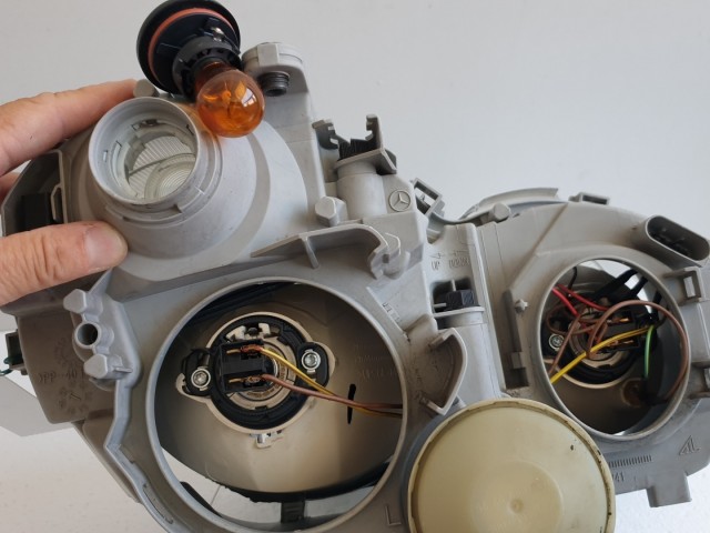 511014 Mercedes C , W203, 2007, Bal Fényszóró, Lámpa , 0301166207.