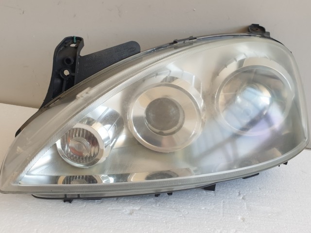 511016 Opel Corsa C, 2003, Projektoros Bal Fényszóró, Lámpa, 13100537.