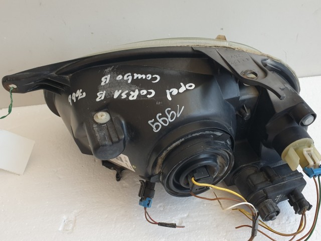 511020 Opel Corsa B, Combo B, 1999, Jobb Első Fényszóró, Lámpa, 