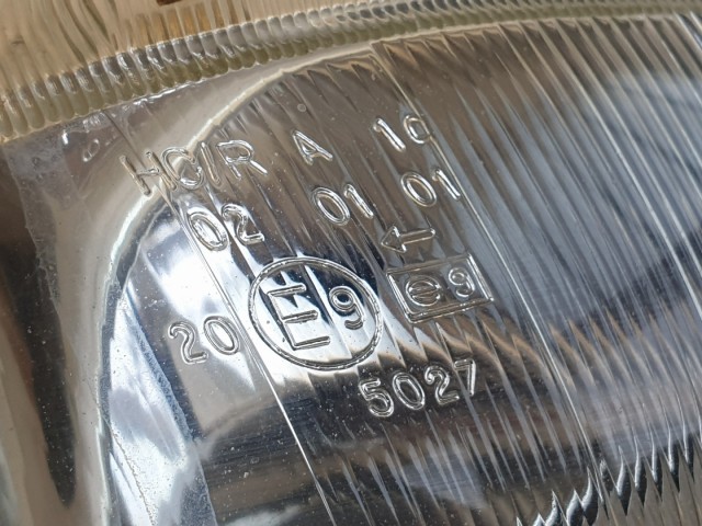 511020 Opel Corsa B, Combo B, 1999, Jobb Első Fényszóró, Lámpa, 