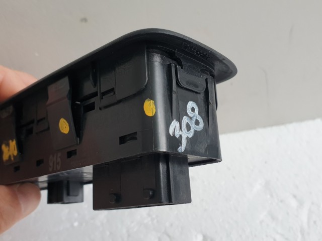 511979 Peugeot 308, 2010, Ablakemelő Kapcsoló, Első, 96644915XT.