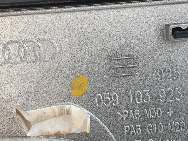 512496 Audi A6, A4, 2.7, V6, Felső Motorburkolat, 059103925BA.