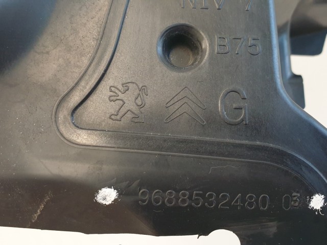 512501 Citroen DS4, 2011, Bal Hűtő Légterelő, 9688532480.