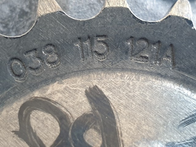 511058  Audi A3, 1.9 Pd, Olajszivattyú, 038115105C. Olajpumpa.