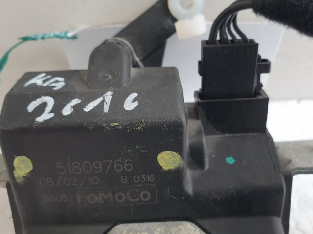 512047 Ford KA, 2010, Csomagtérajtó Zár, Zárszerkezet, 51809766.