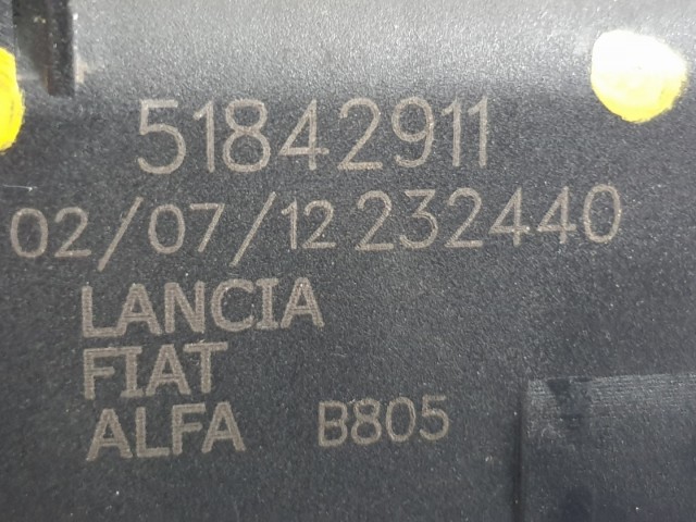 512059 Fiat Panda 3, 2013, Csomagtérajtó Zár, Zárszerkezet, 51842911.