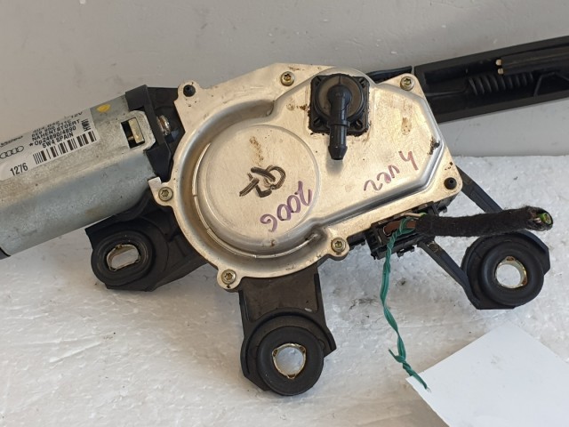 511903 Audi Q7, 2006, Hátsó Ablaktörlő Motor, Kar, 8E9955711C, Lapát.