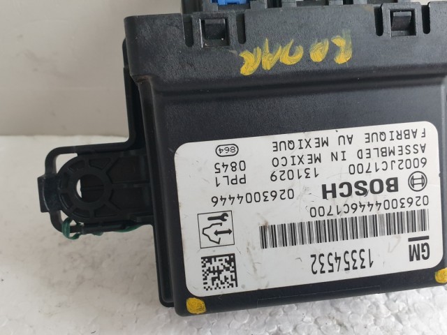 511914 Opel Insignia 2013, Tolatóradar Tolatószenzor Vezérlő, 13354532.