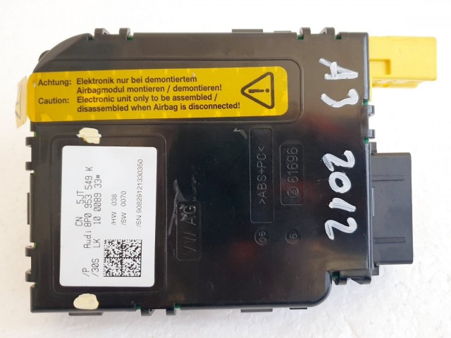 508323 Audi A3, 2006, Multikormány Elektronika, Vezérlő, 8P0953549K.