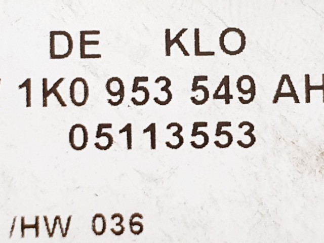 508334 VW Passat  2006, Multikormány Elektronika, Vezérlő, 1K0953549AH.