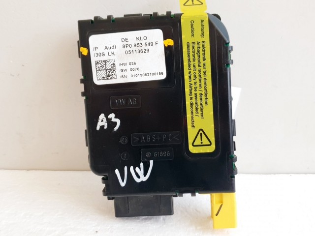 508340 Audi A6, 2010, Multikormány Elektronika, Vezérlő, 8P0953549F.