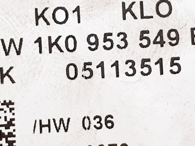 508343 VW Golf 5,  Multikormány Elektronika, Vezérlő, 1K0953549BC.