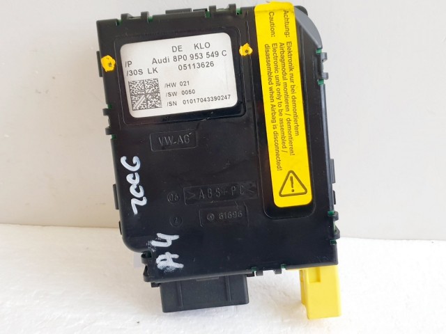 508347 Audi A3, 2007, Multikormány Elektronika, Vezérlő, 8P0953549C.