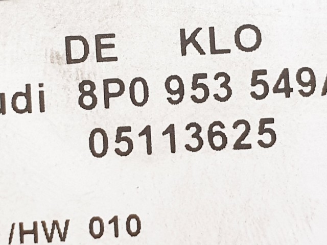 508351 Audi A3, 2007, Multikormány Elektronika, Vezérlő, 8P0953549A.