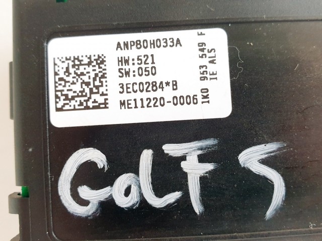 508360 VW Golf 5, Multikormány Elektronika, Vezérlő, 1K0953549F.