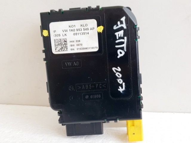 508363 VW Jetta 2007, Multikormány Elektronika, Vezérlő, 1K0953549AP.