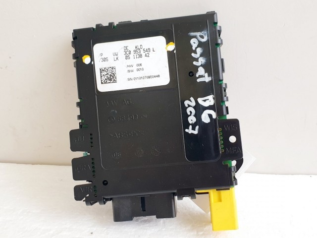 508366 VW Passat B6, Multikormány Elektronika, Vezérlő, 03C953549L.