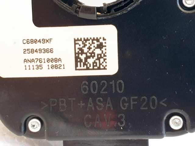 508431 Opel Insignia, Légzsák Átvezető Szalag, Kormányszög Jeladós. 25849366.