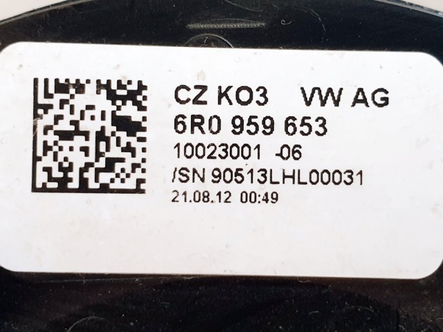 508471 VW Polo 2012, Fabia 2, Légzsák Átvezető Szalag, 6R0959653.