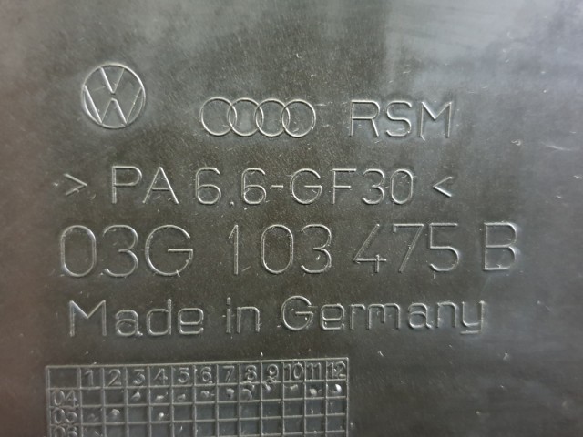 512820 Audi A6, 2.0 PD 16 Szelep,  2005, Szelepfedél, 03G103475B.