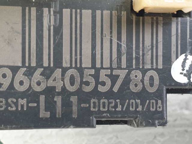 512833 Peugeot 207, Biztosítéktábla, 9664055780, Bsm L11, Delphi.