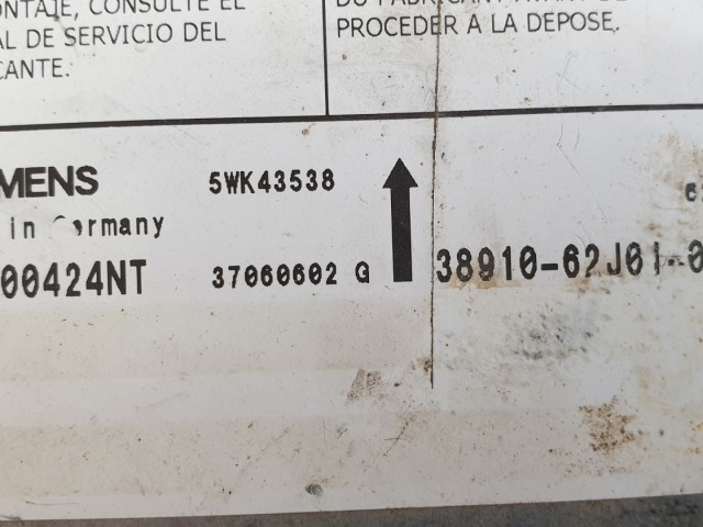 512834 Suzuki Swift 3, 2007, Légzsák Indító Elektronika, 38910-62j00.