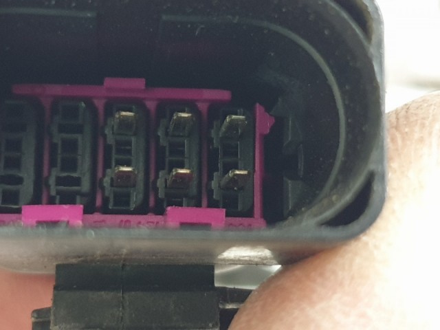 512840 Audi A6 C6, 2008, Első Lökhárító Kábelköteg, Radar, Parkradar, 