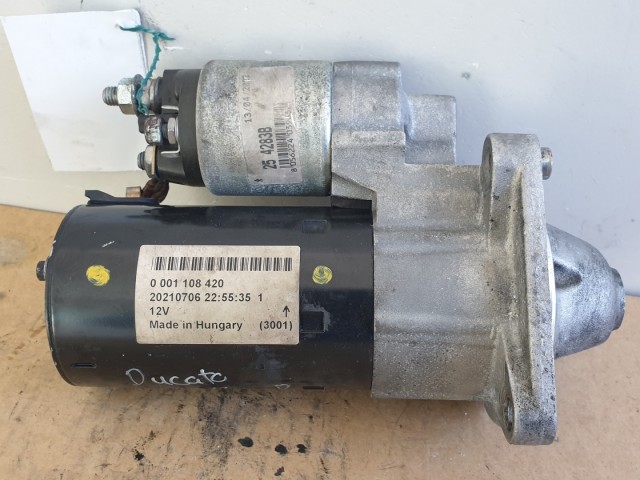 512877 Fiat Ducato 2.0, Jtd, 2013, Önindító Bosch, 0001108420, 10 Fog.