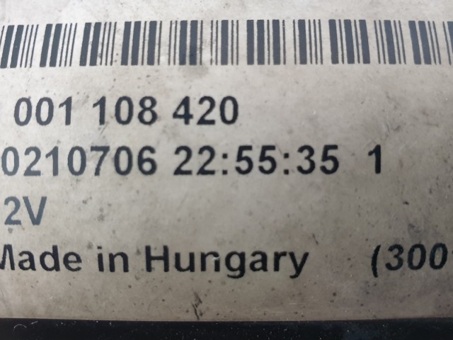 512877 Fiat Ducato 2.0, Jtd, 2013, Önindító Bosch, 0001108420, 10 Fog.