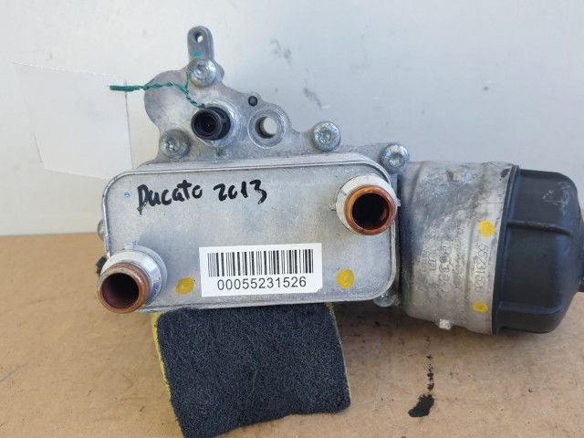 512881 Fiat Ducato 2.0, Jtd, 2013, Olajszűrőház, Hűtővel, 55231526.