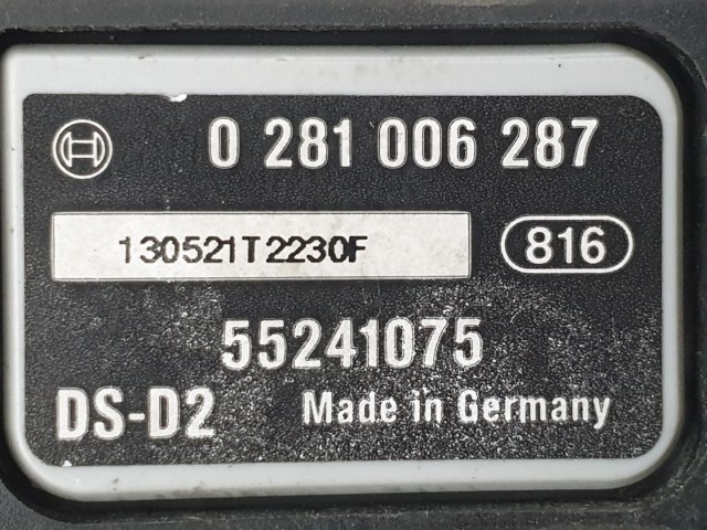 512905 Fiat Ducato 2.0, Jtd, 2013, Kipufogógáz Nyomás Érzékelő, 55241075. 