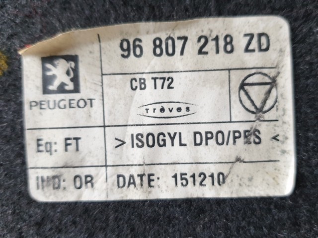 513029 Peugeot 308 Kombi, 2010, Kalaptartó. 96807218ZD.