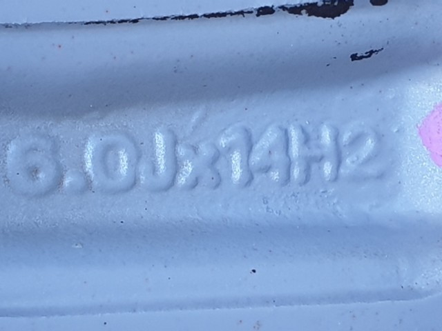 512242 VW Polo 2010, Könnyűfém Felni, 6X14, 5X100, ET: 43.