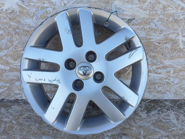 512245 Toyota Yaris 2007, Könnyűfém Felni, 4X100, 5,5X15, ET: 45.