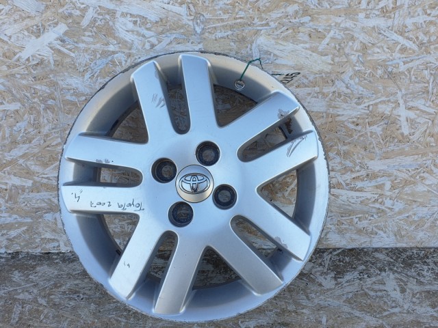 512245 Toyota Yaris 2007, Könnyűfém Felni, 4X100, 5,5X15, ET: 45.