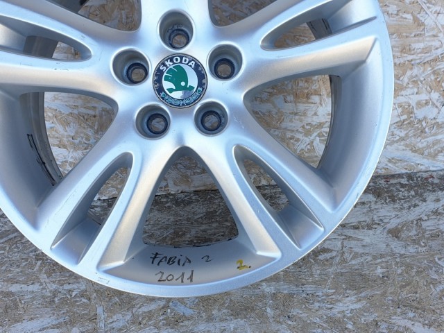 512247 Skoda Fabia 2011, Könnyűfém Felni, 5X100, 6.5X16, ET:43.