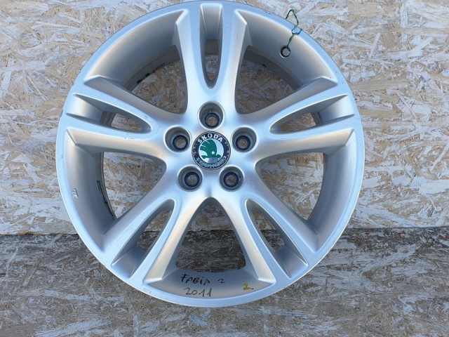 512247 Skoda Fabia 2011, Könnyűfém Felni, 5X100, 6.5X16, ET:43.