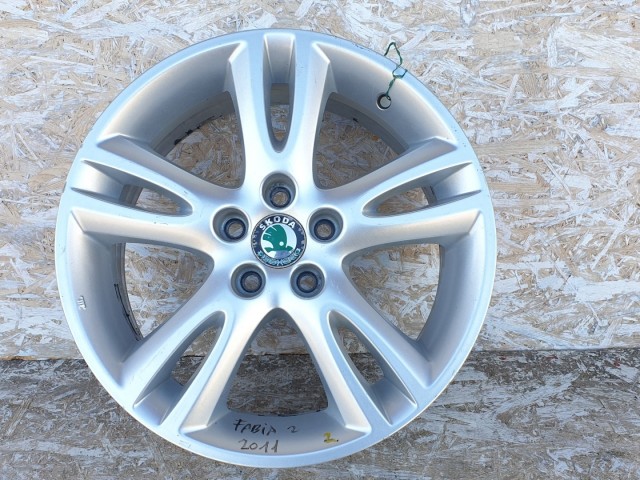 512247 Skoda Fabia 2011, Könnyűfém Felni, 5X100, 6.5X16, ET:43.