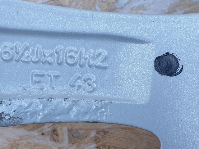 512247 Skoda Fabia 2011, Könnyűfém Felni, 5X100, 6.5X16, ET:43.