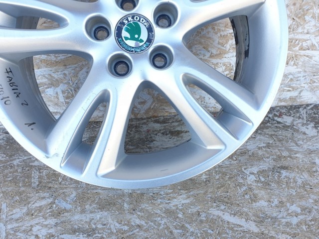 512248 Skoda Fabia 2011, Könnyűfém Felni, 5X100, 6.5X16, ET:43.