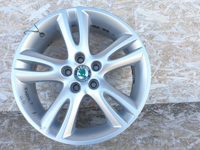 512248 Skoda Fabia 2011, Könnyűfém Felni, 5X100, 6.5X16, ET:43.