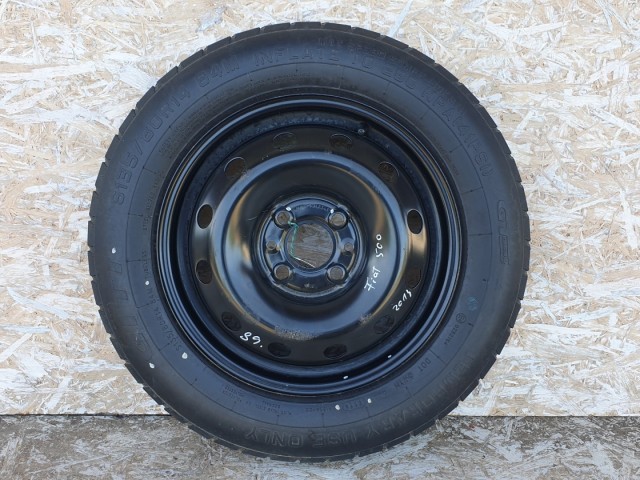 511894 Fiat 500, Mankókerék, 4X98X14, Agy: 58.1. Pótkerék.