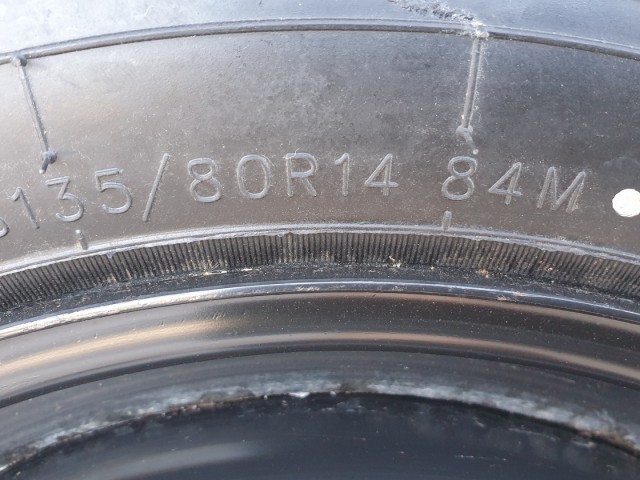 511894 Fiat 500, Mankókerék, 4X98X14, Agy: 58.1. Pótkerék.