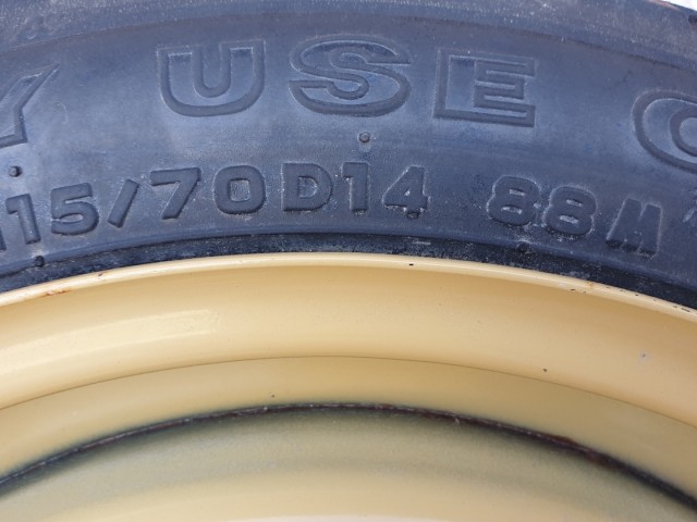 511896 Mazda 2, 2009, Mankókerék, 4X100X14, Agy: 54.1. Pótkerék, 