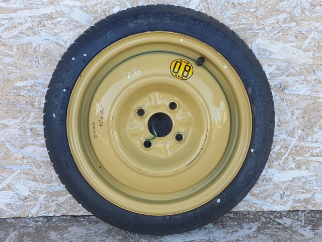 511897 Mazda 2, 2010, Mankókerék, 4X100X14, Agy: 54.1. Pótkerék, 