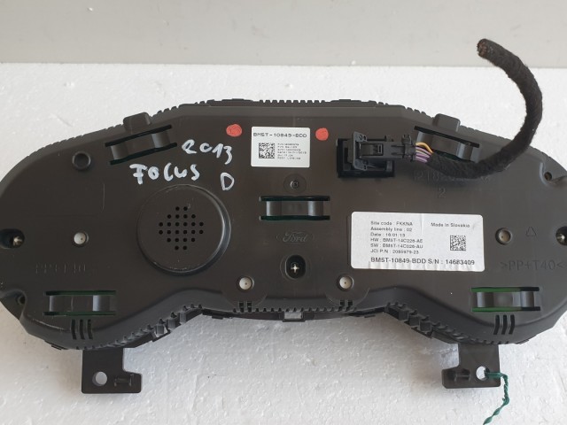 509664 Ford Focus 3, 2013, Óracsoport, BM5T-10849-BDD, Angol, Alkatrésznek.