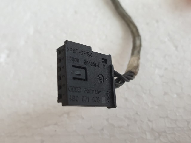 509705 Audi A4, A6,  2007, Légzsák Csatlakozó, 4F0971589A, Kormányba.