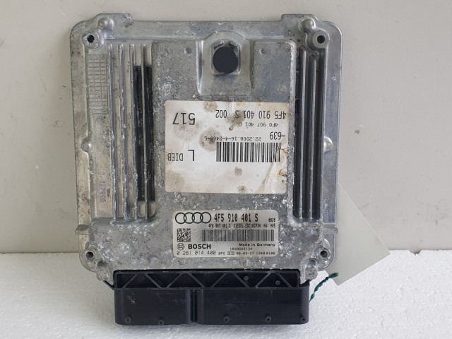512951 Audi A6, 2008, 2.7 Tdi Motorvezérlő, 0281014400, 4F5910401S, Bosch.
