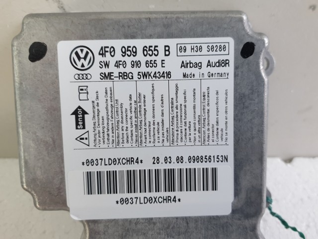 512955 Audi A6, 2008, Légzsák Indító Elektronika, 4F0959655B.