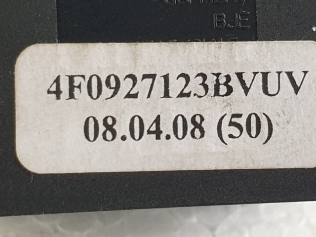 512986 Audi A6, 2008, Tempomat Kapcsoló, 4F0927123 BVUV.